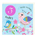 Card 5 Today Colourful Birdies